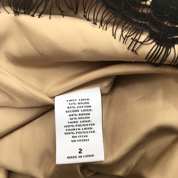 Robert Rodriguez Dress Size 2 Neiman Marcus Black Lace Mini Strapless - Picture 11 of 13